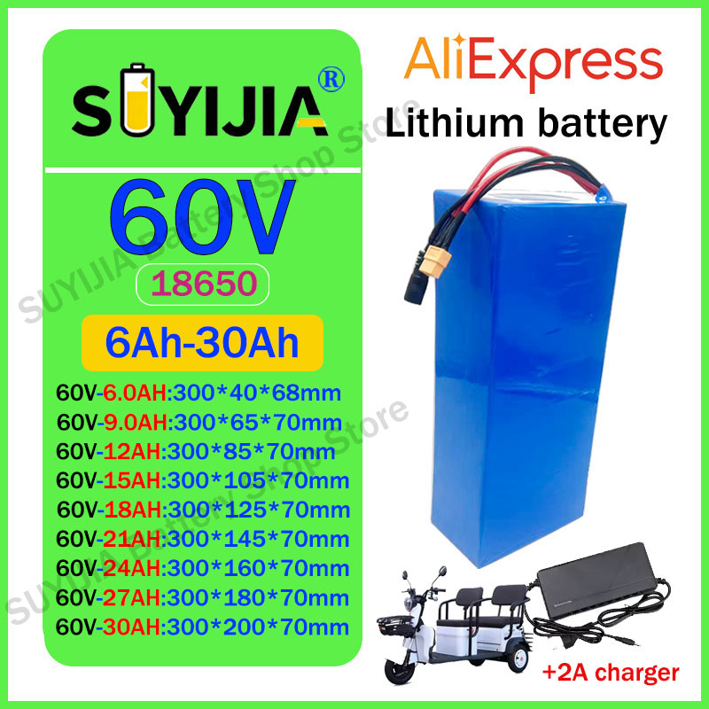Новая литий-ионная аккумулятор – обзор и цена 60V 30Ah Electric Scooter Battery