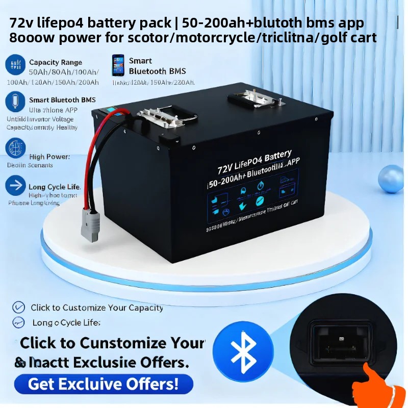 Аккумулятор LiFePO4 72 В 50 Ач – обзор и цена 72V 60Ah Lifepo4 Battery Pack
