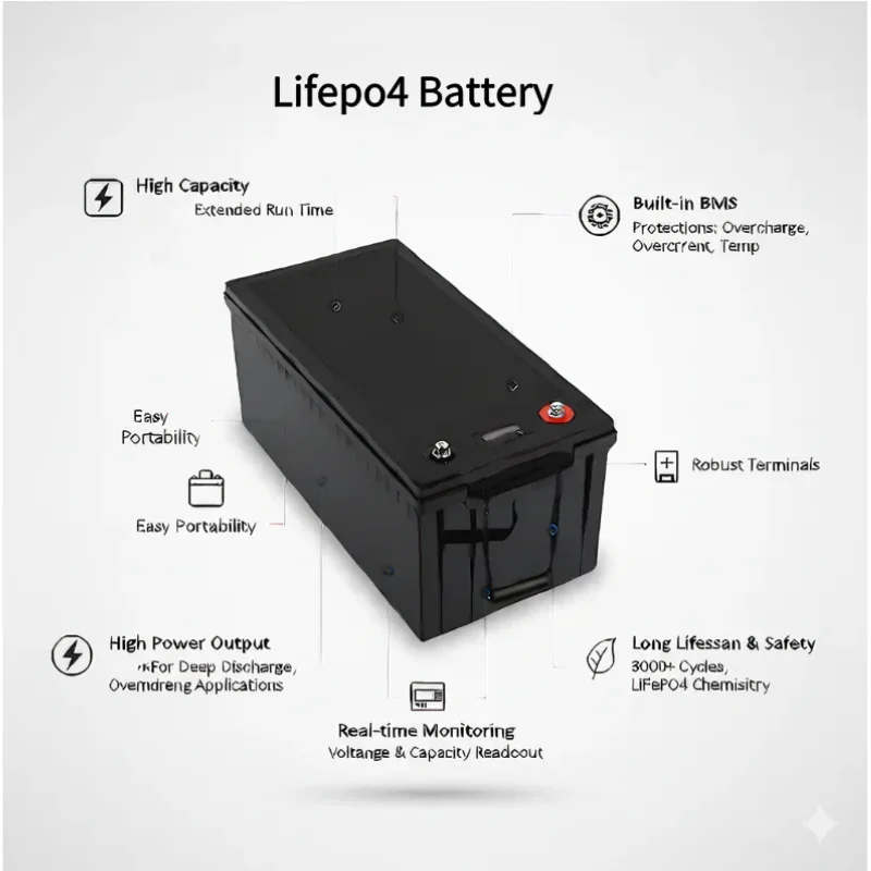 Аккумулятор LiFePO4 48 В, 50/1 – обзор и цена 72V 60Ah Lifepo4 Battery Pack