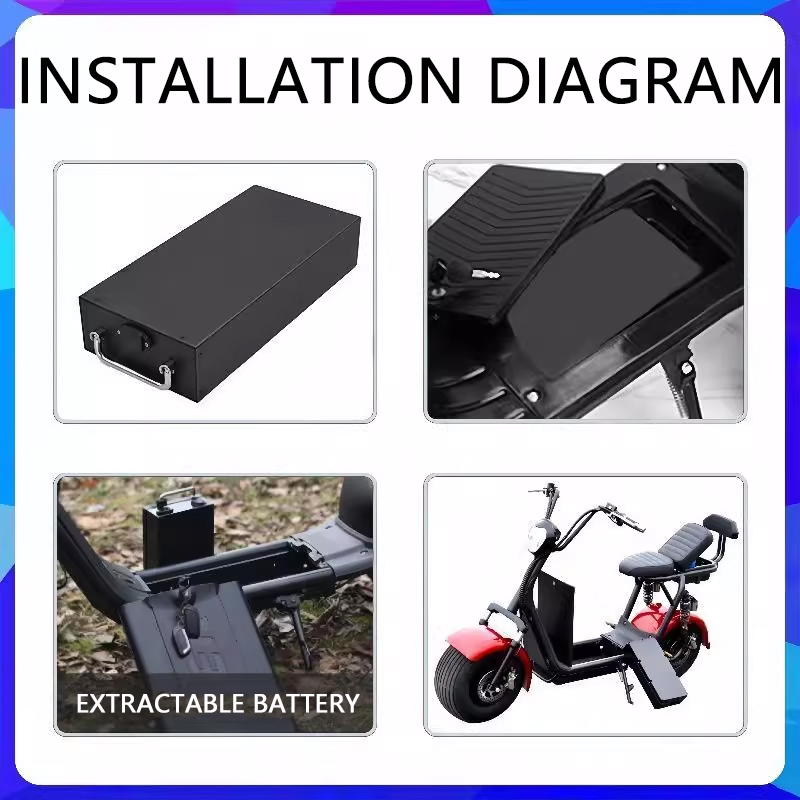 Новая литиевая батарея 60В 30А – обзор и цена 60V 30Ah Electric Scooter Battery