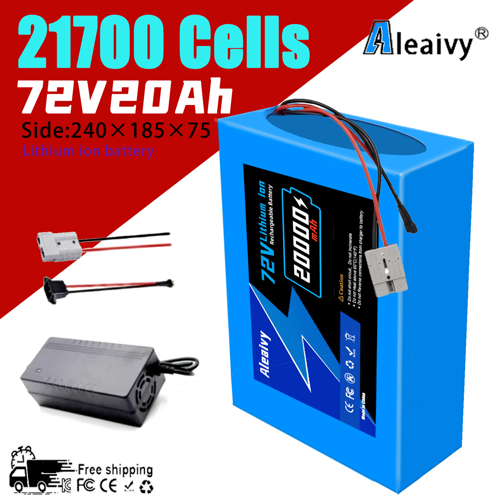 Aleilé 72V 20Ah Велосипедный л – обзор и цена 60V 30Ah Electric Scooter Battery